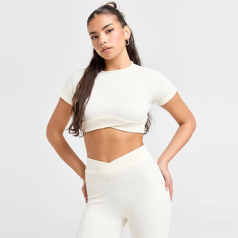 Ροζ Soda Sport Joni Rib Seamless Γυναικείο T-shirt (9000190079_15539)