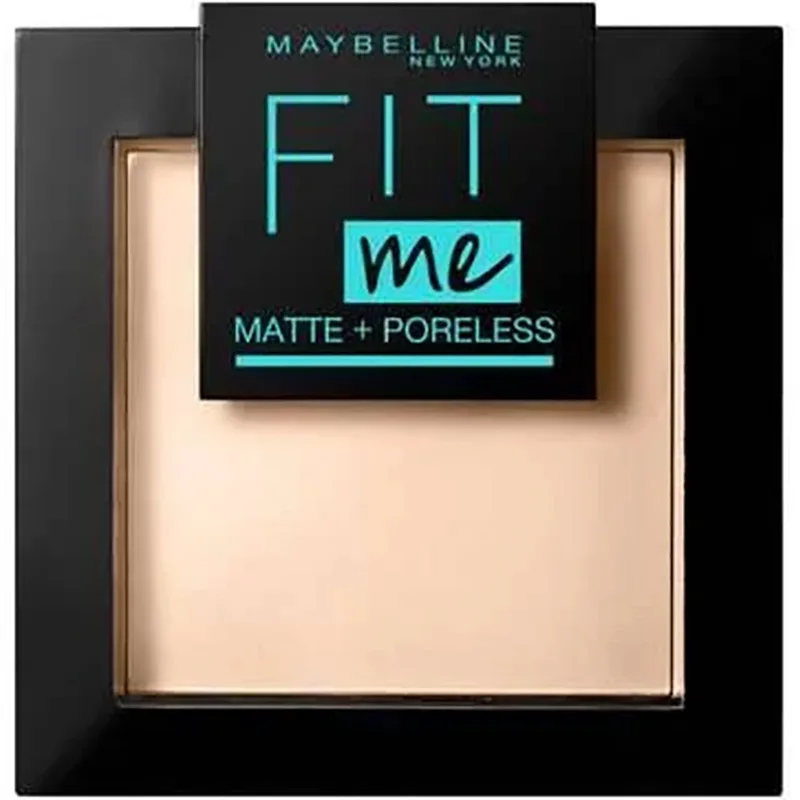 Maybelline Fit Me Matte + Poreless Pressed Powder Πούδρα για Φυσική και Ταυτόχρονα Ματ Κάλυψη 9gr - 130 Buff Μπεζ
