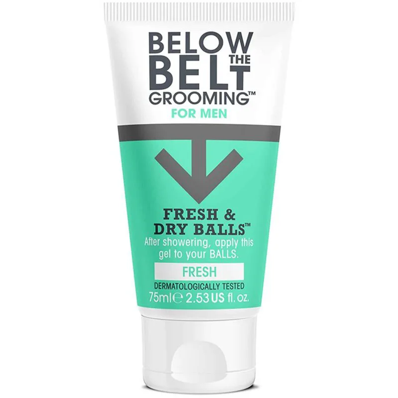 Below the Belt Grooming Below The Belt Fresh & Dry Balls Fresh αποσμητικό για ευαίσθητες περιοχές για άντρες 75 ml