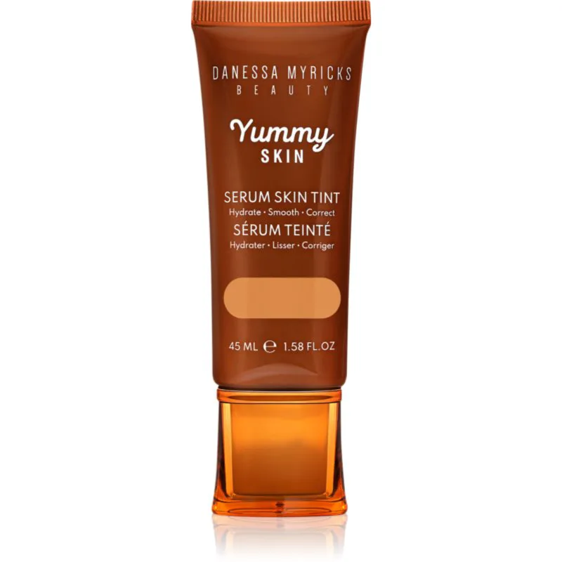 Danessa Myricks Beauty Yummy Skin Serum Skin Tint ενυδατικό μεικ απ με λειαντική επίδραση απόχρωση 6 - Medium Skin With Neutral Undertones 45 ml