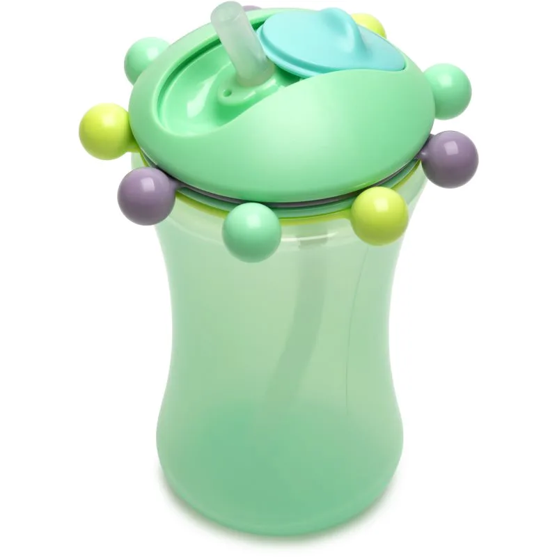 Melii Abacus Straw Sippy Cup κύπελλο με καλαμάκι Mint 340 ml