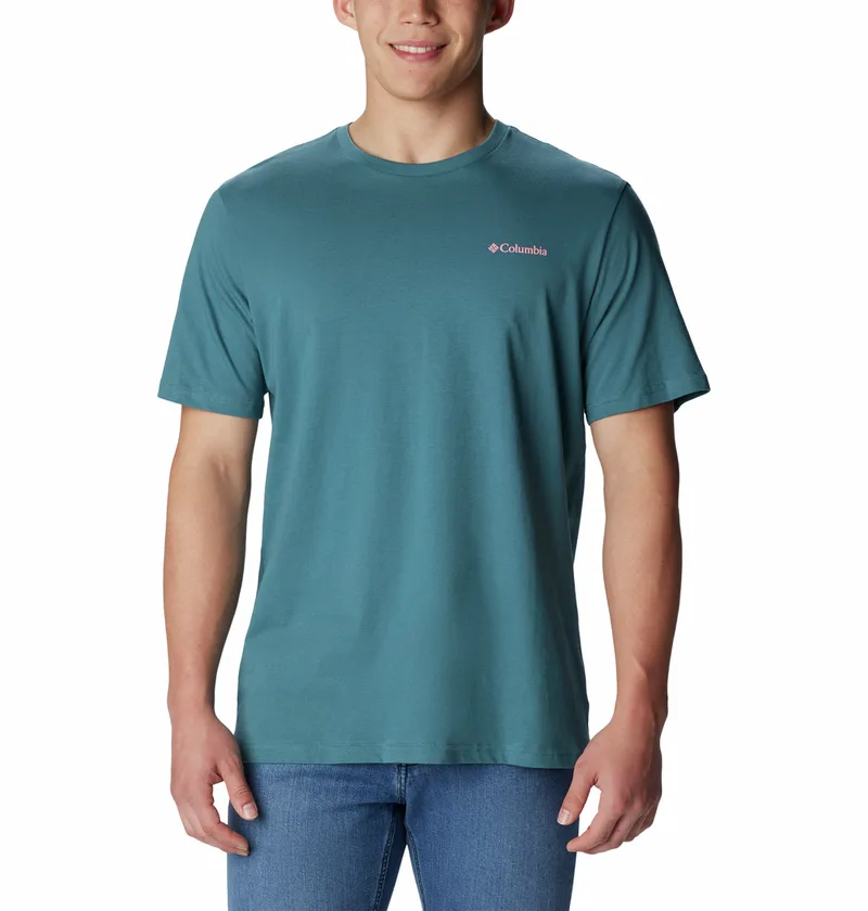 Columbia Ανδρική Μπλούζα North Cascades™ Short Sleeve Tee 1834041A-336 Πράσινο
