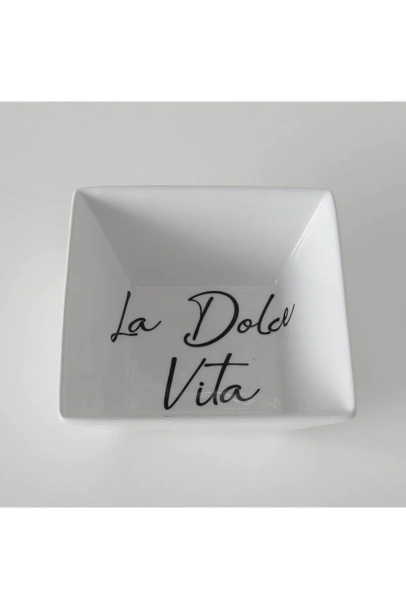 DOMUS HOMUS πορσελάνινο μπολ "Dolce Vita" 15 x 15 x 6 cm - 20-23-906