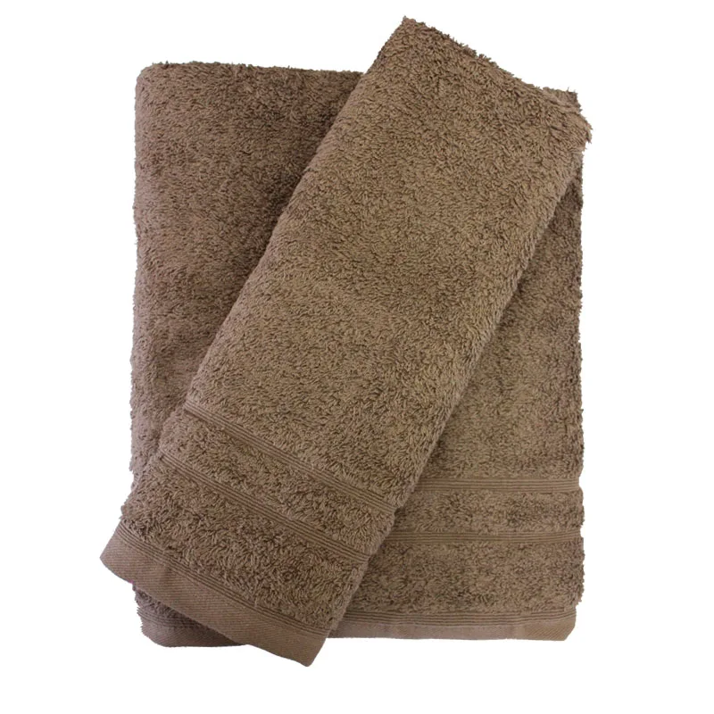 Πετσέτα Προσώπου 50x90εκ. 500gr/m2 Sena Brown 24home (Ύφασμα: Βαμβάκι 100%, Χρώμα: Καφέ) - 24home.gr - 24-sena-brown-tmx-2