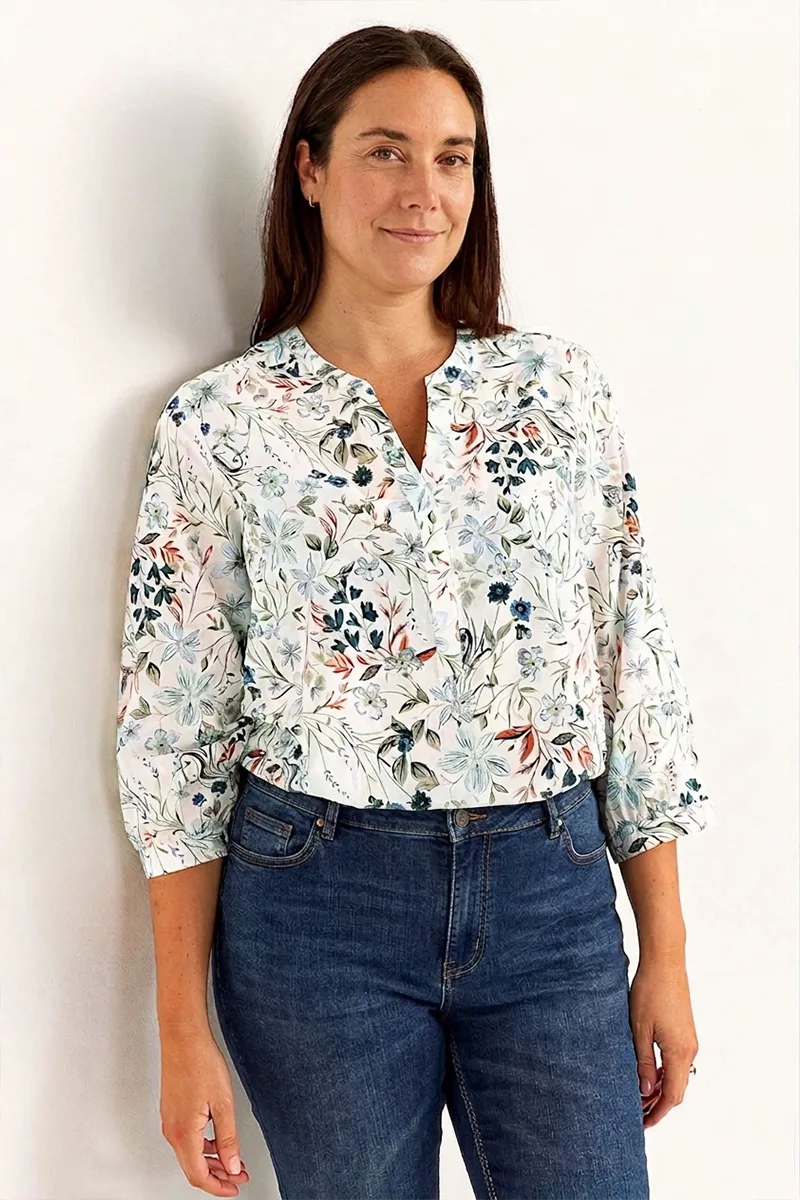 Μπλούζα με Floral print plus size