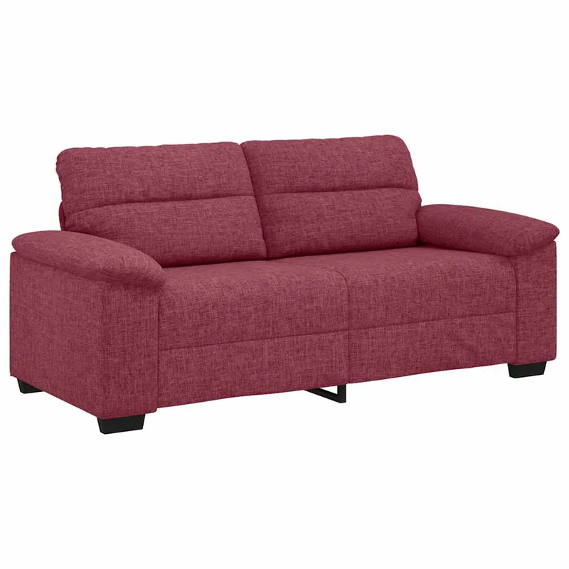 vidaXL Διθέσιος Καναπές Κόκκινος 180x81x84 εκ. Ύφασμα