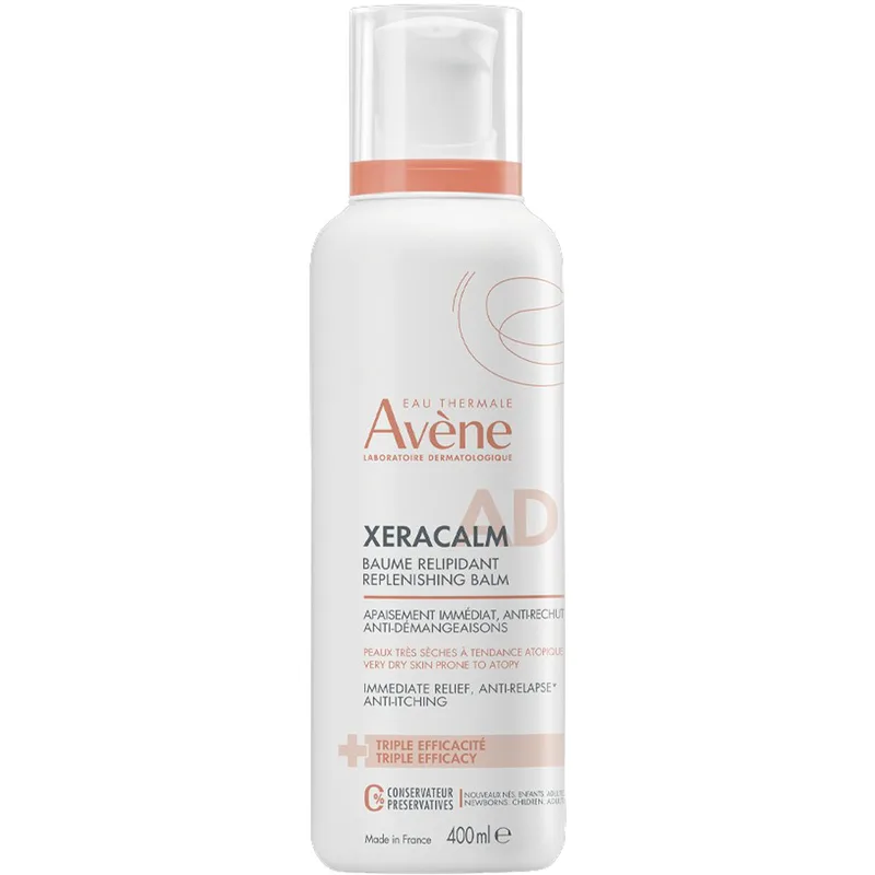 Avene Xeracalm A.D Replenishing Balm Καταπραϋντικό Βάλσαμο Σώματος Αναπλήρωσης των Λιπιδίων για το Πολύ Ξηρό Δέρμα με Τάση για Ατοπικό Έκζεμα & Κνησμό 400ml