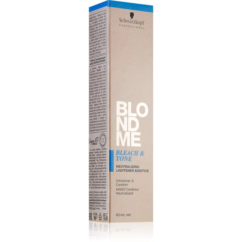 Schwarzkopf Professional Blondme Bleach & Tone ξανοιχτική και τονωτικό πρόσθετο απόχρωση Matt 60 ml