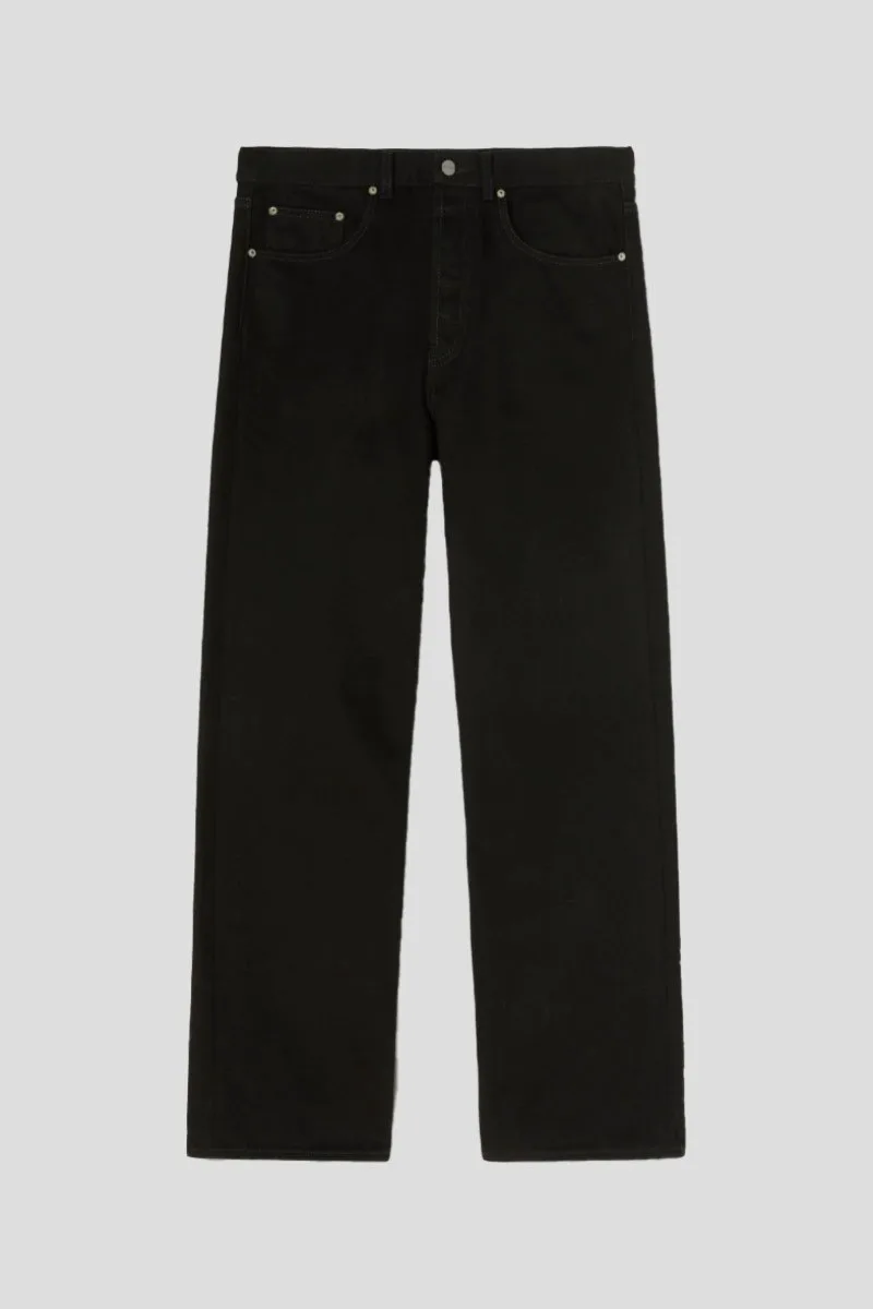 PALM ANGELS Ανδρικό Μαύρο Logo Loose 5 Pockets