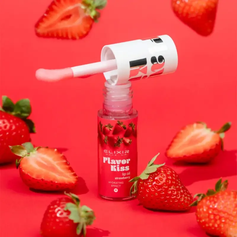 Elixir Flavor Kiss Lip Oil Strawberry