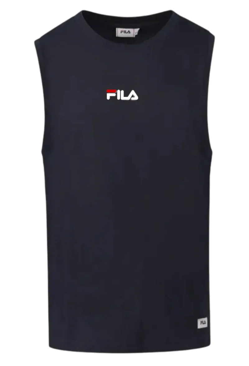 Μπλούζα Αμάνικη Fila Small Logo APCDMS25001-BLKIRIS Ανδρικό