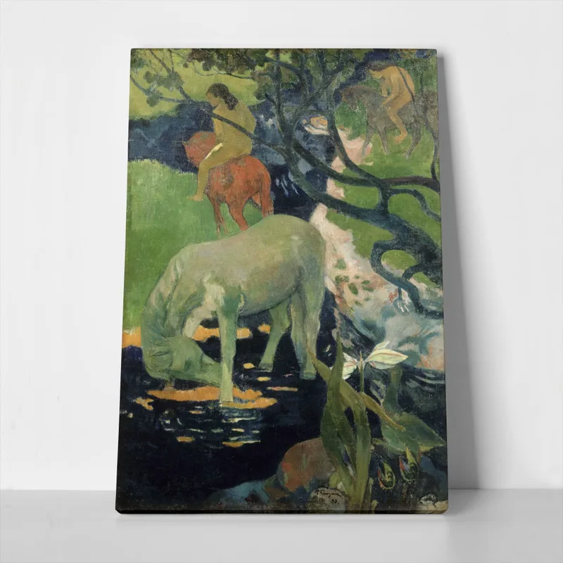 Πινακας σε καμβά PAUL GAUGUIN - THE WHITE HORSE