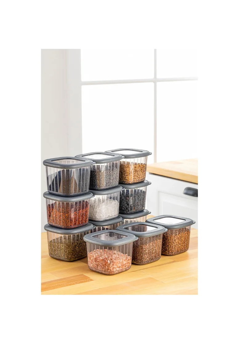 Kitchen Storage Boxes - Σετ Κουτιά Αποθήκευσης 12 τμχ Heritage