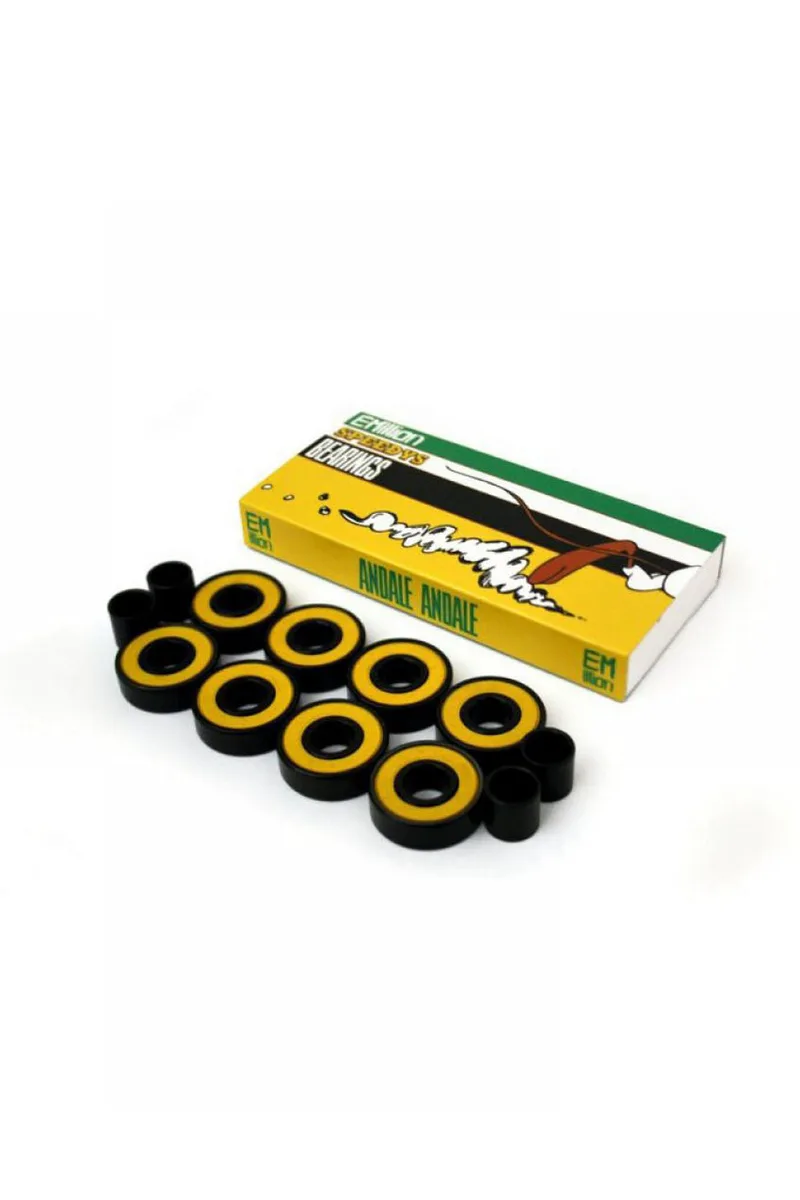 EMILLION ΡΟΥΛΕΜΑΝ EMILLION SPEEDYS ANDALE ANDALE YELLOW BEARINGS - ΚΙΤΡΙΝΟ-EM72BE01-02-YELLOW