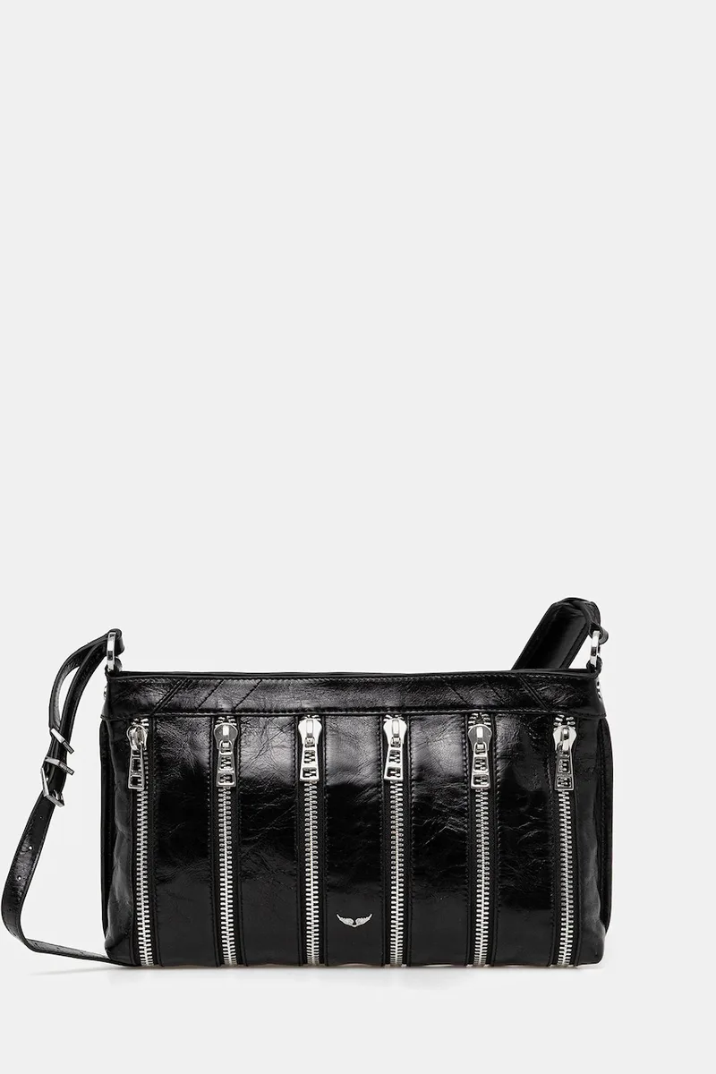 Δερμάτινη τσάντα ZADIG&VOLTAIRE SUNNY MOODY MULTI ZIP