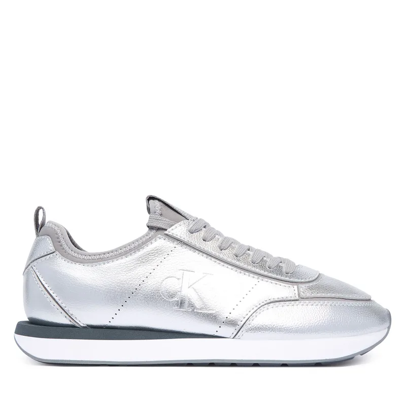 Αθλητικά Calvin Klein Retro Runner Metallic HW0HW03287 Ασημί