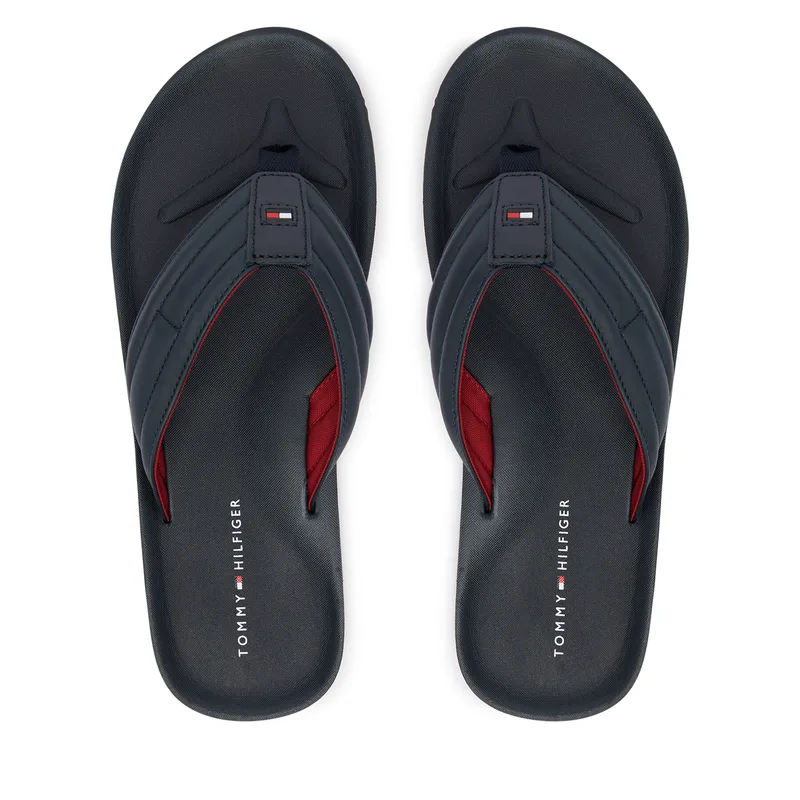 Σαγιονάρες Tommy Hilfiger Hilfiger Padded Beach Sandal FM0FM05801 Σκούρο μπλε