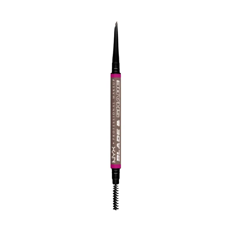 NYX Professional Makeup Blade & Shade Eyebrow Pencil with Brush Color 03 Cool Ash Brown 0.06 g
