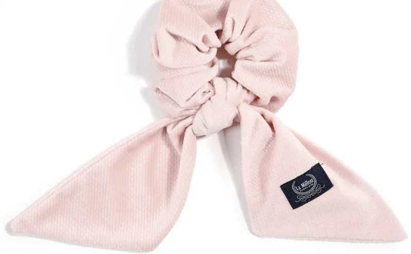 Hair Scrunchie Smoke Rose