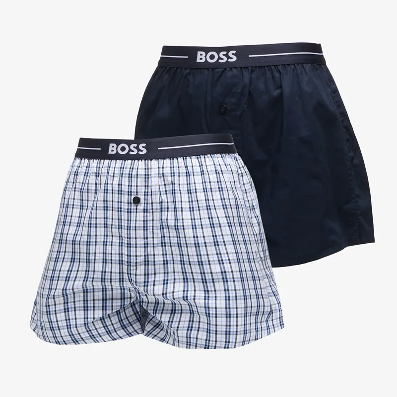 Μπόξερς Hugo Boss Boxer EW 2-Pack Navy L