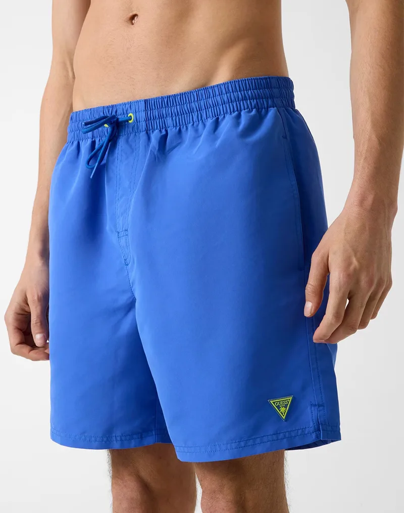 GUESS SWIMTRUNK NEW BASIC MEDIUM ΜΑΓΙΟ ΑΝΔΡΙΚΟ F6GT24WG282-G7M1 Blue