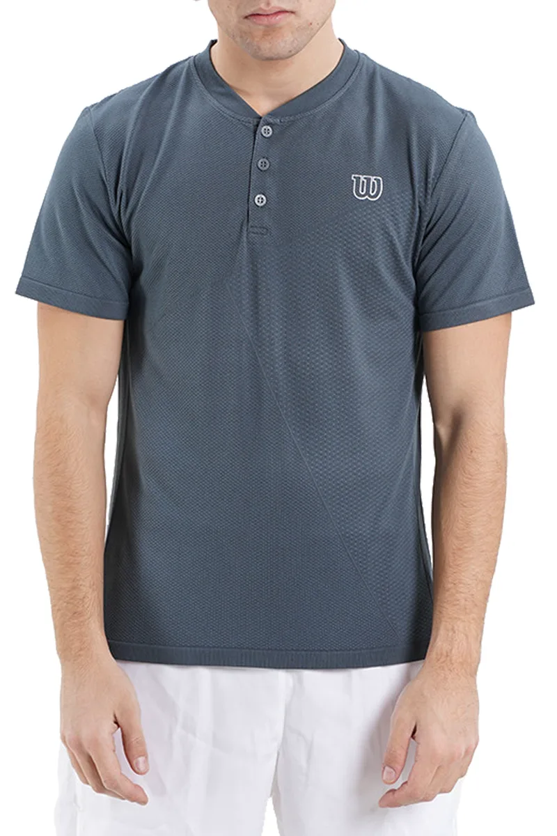 Μπλούζα Κοντομάνικη Wilson Power Seamless Henley II WRA789102-00 Ανδρικό