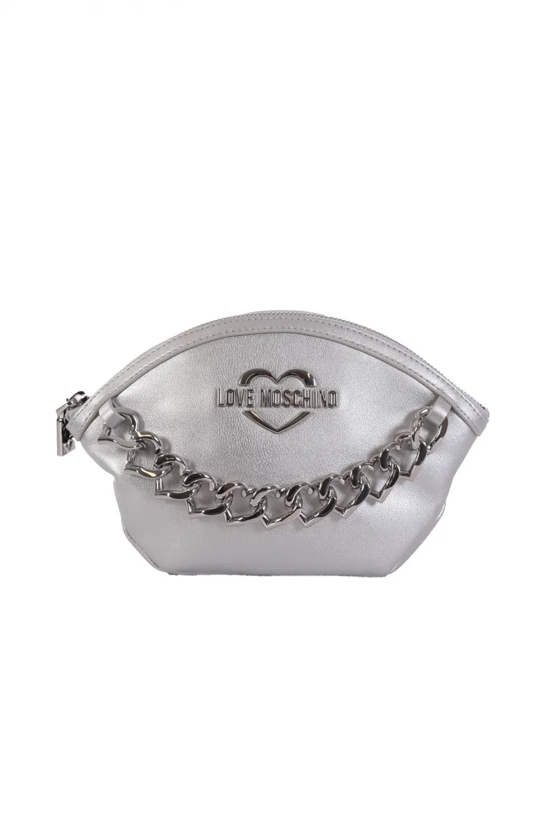 LOVE MOSCHINO ΤΣΑΝΤΑΚΙ ΜΕΣΗΣ CROSSBODY ΑΛΥΣΙΔΑ ΑΣΗΜΙ