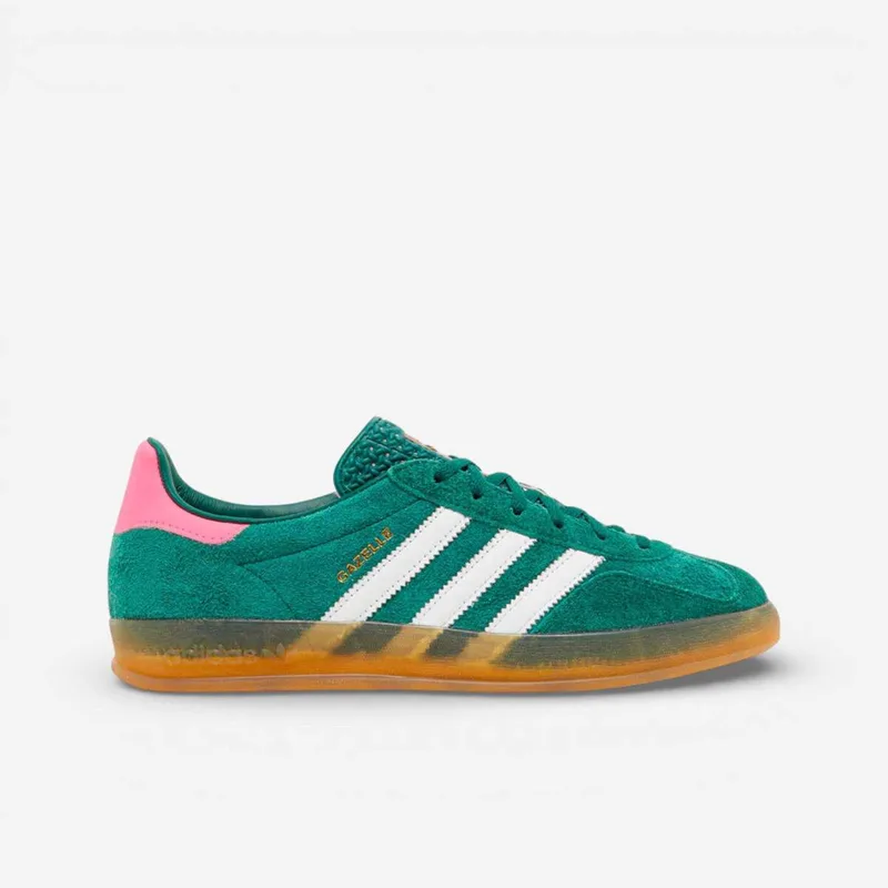Xαμηλά Sneakers adidas Gazelle Indoor Collegiate Green Lucid Ροζ (Women's)