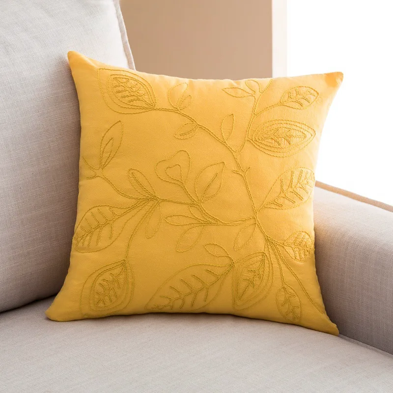 Μαξιλαροθήκη Διακόσμησης Gofis Home Pale Sun Yellow 381/10 43x43