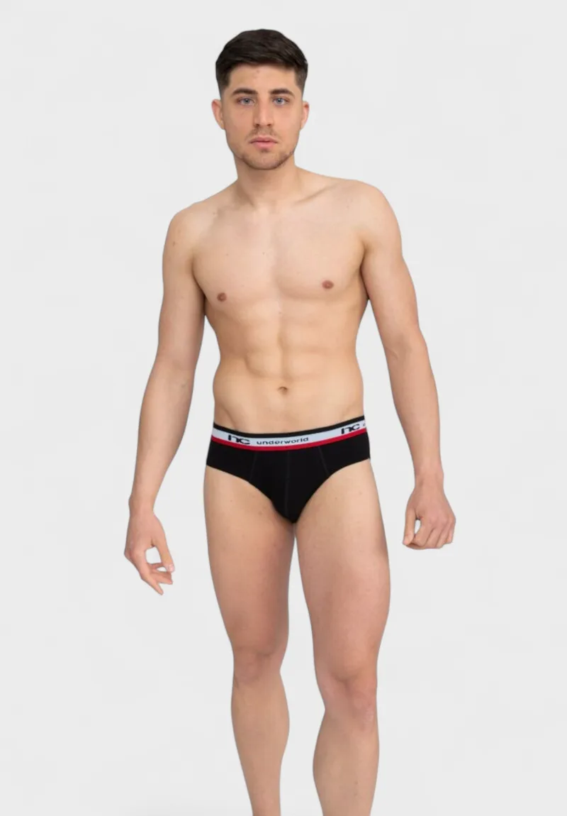 Σλιπ ανδρικό Nina Club Black NC Basics NC611-13-Μαύρο