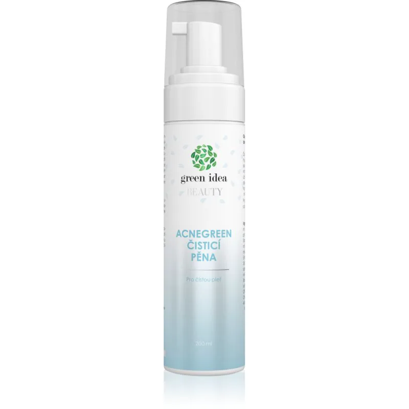 Green Idea Beauty Acnegreen καθαριστικός αφρός για προβληματική επιδερμίδα 200 ml