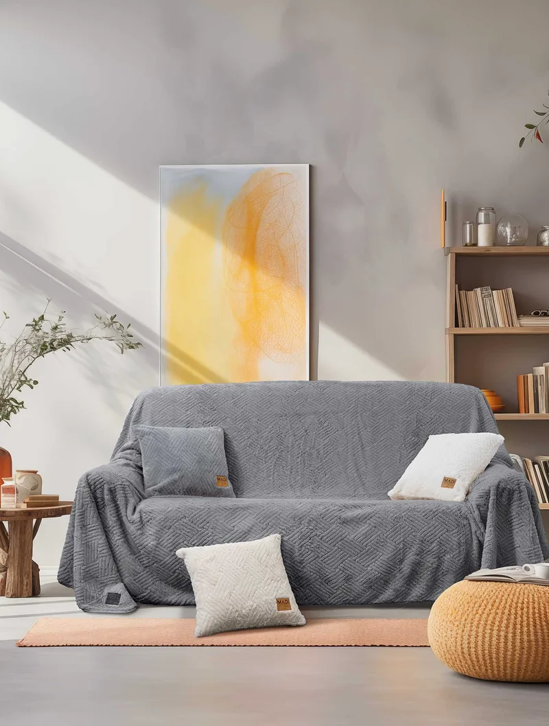 Ριχτάρι Τριθέσιου Madi Trace Grey 180x300