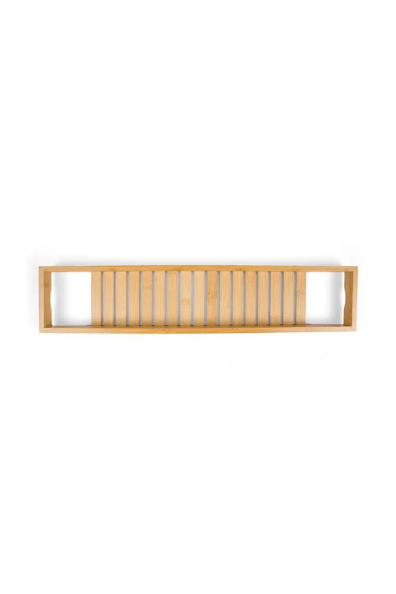 Coincasa ράφι μπανιέρας από ξύλο bamboo 69,8 x 14,5 x 4,5 cm - 007357081 Καφέ Ανοιχτό