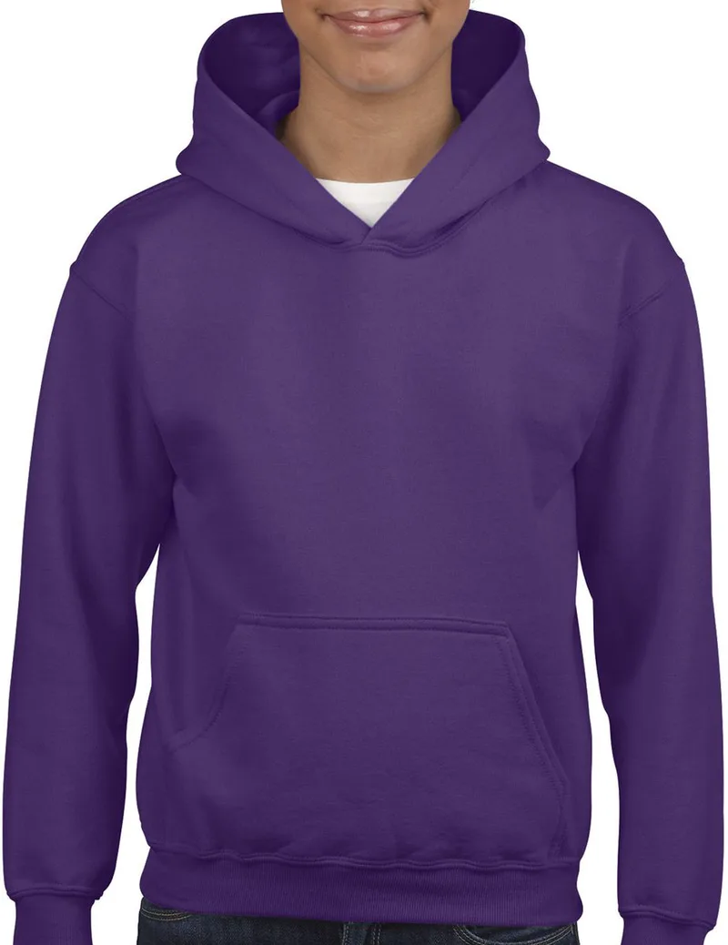 Παιδικό Φούτερ με Κουκούλα 18500B Gildan Blend Youth Hooded Sweatshirt Purple