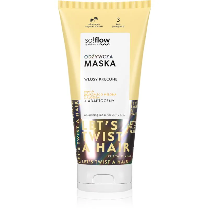 so!flow Curly Hair Nourishing Mask θρεπτική μάσκα για σγουρά μαλλιά 200 ml