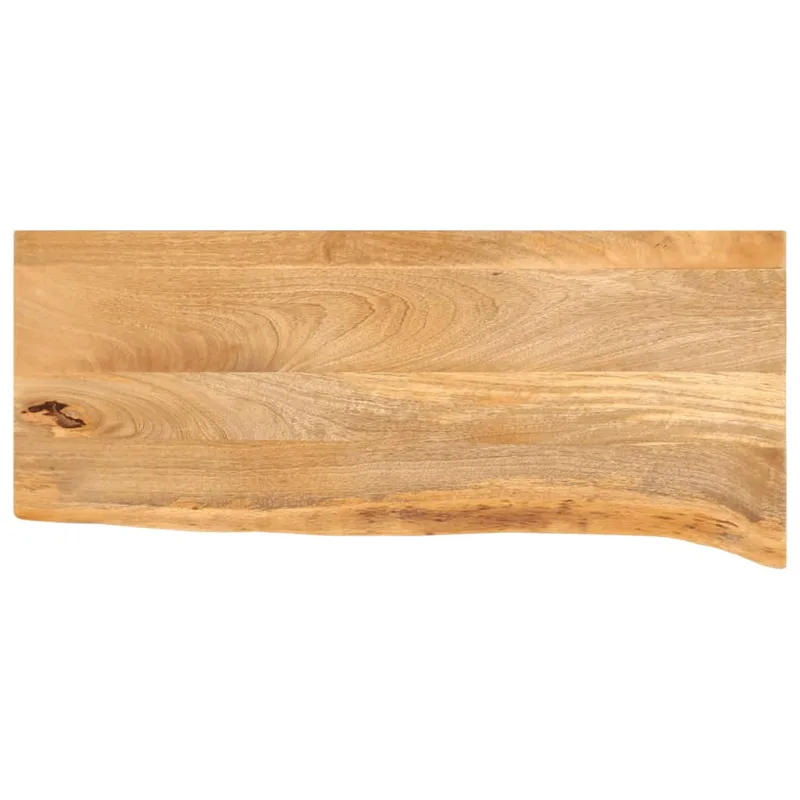 vidaXL Επιφάνεια Τραπεζιού 70x30x2,5 εκ. Live Edge Μασίφ Ξύλο Μάνγκο