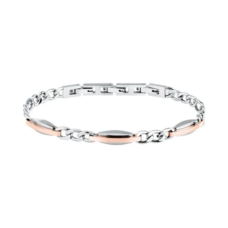 TRUSSARDI Βραχιόλι από ανοξείδωτο ατσάλι Silver (Μήκος 21.00cm) TJAXV38