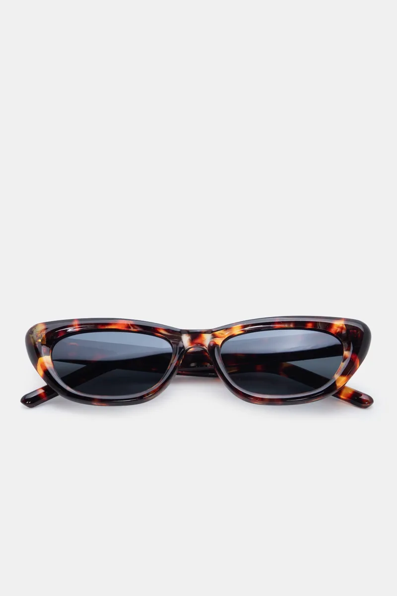 Γυαλιά Ηλιού Retro Siren Muse Cat-Eye - Animal Print
