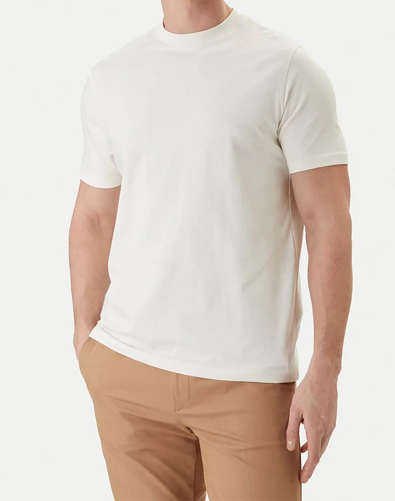 KARL LAGERFELD T-SHIRT CREWNECK 755047-562235-80 Ecru