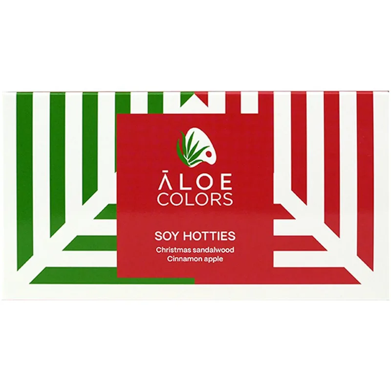 Aloe Colors Soy Hotties Chistmas Sandalwood & Cinnamon Apple Ανταλλακτικά Αρωματιστή Σόγιας με Γιορτινά Αρώματα 14 Τεμάχια