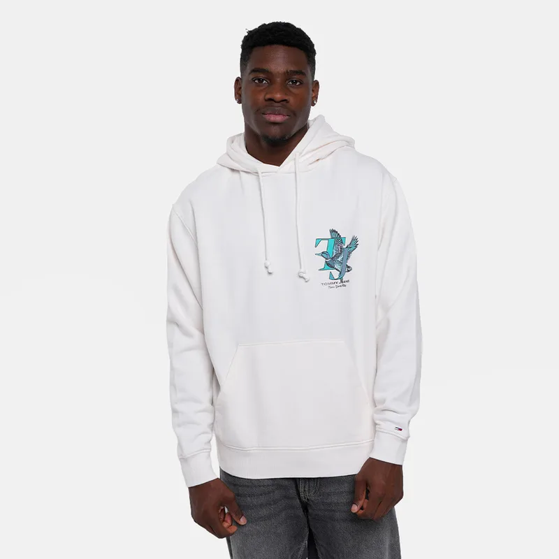 Tommy Jeans Relaxed Novelty Graphic Ανδρική Μπλούζα με Κουκούλα (9000250340_59009)