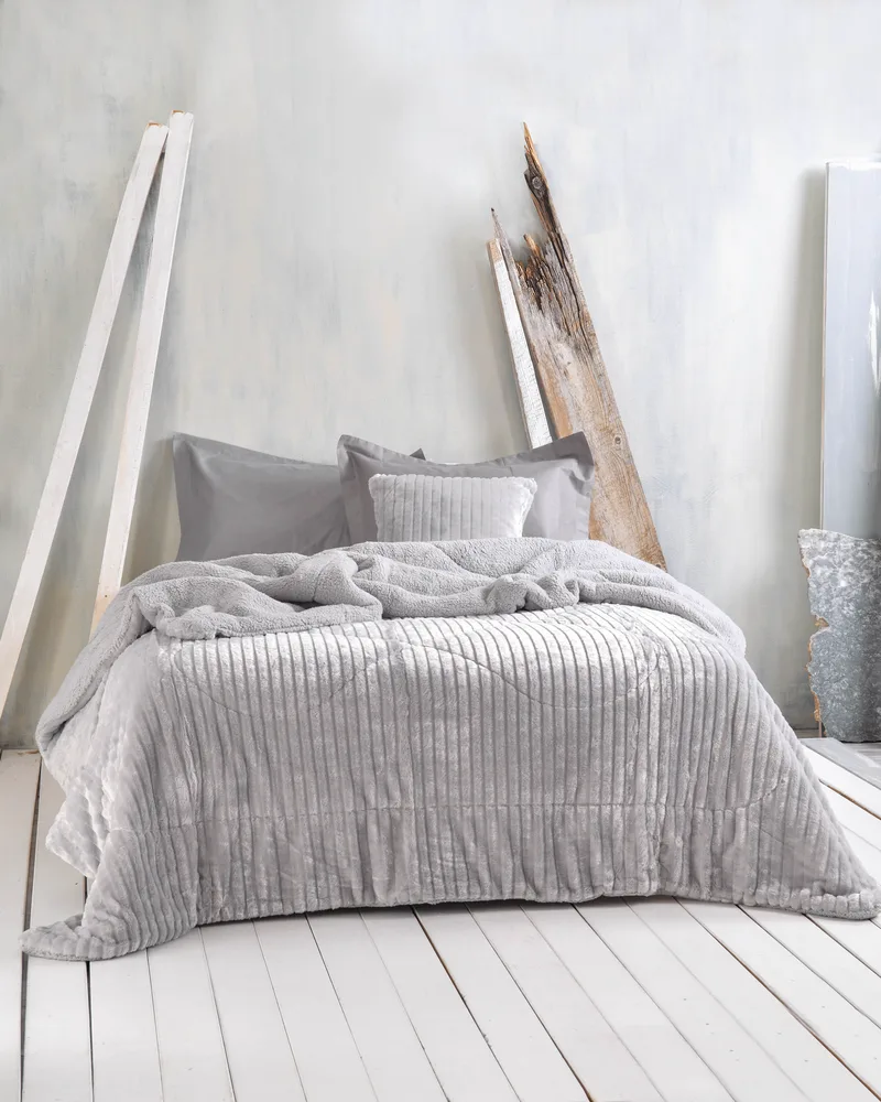 Διακοσμητική μαξιλαροθήκη (50Χ50) SHABBY GREY, RYTHMOS HOME