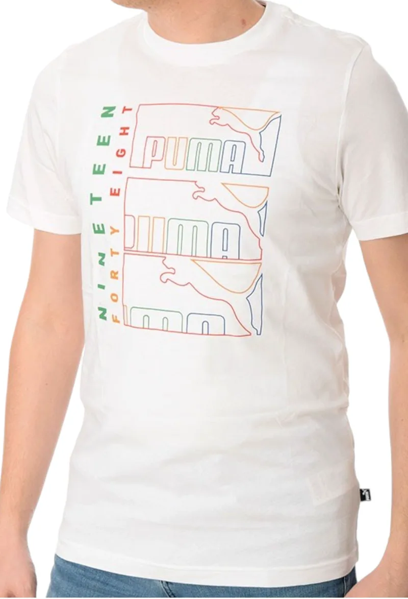 Μπλούζα Κοντομάνικη Puma Graphics Triple No. 1 Logo 680173-02 Ανδρικό