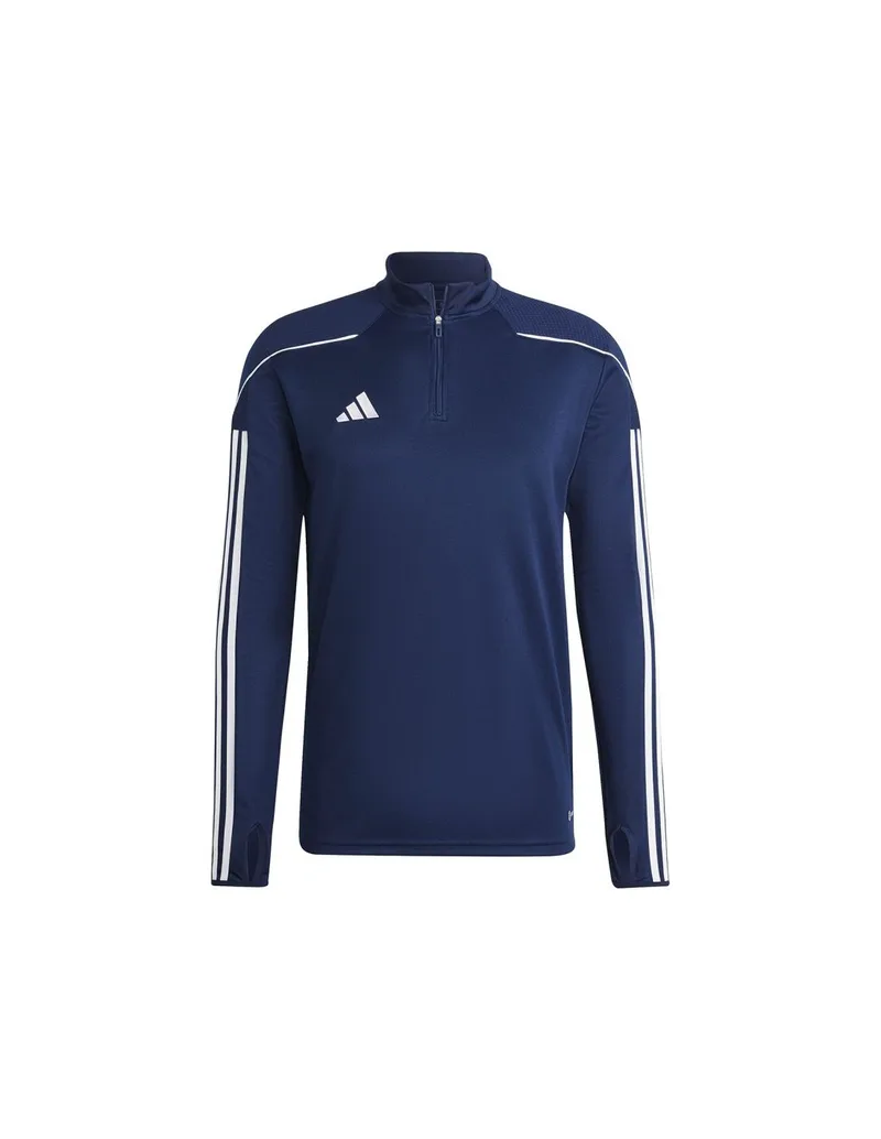 Adidas Ανδρική Μπλούζα με Φερμουάρ Μακρυμάνικη Navy Μπλε HS7229