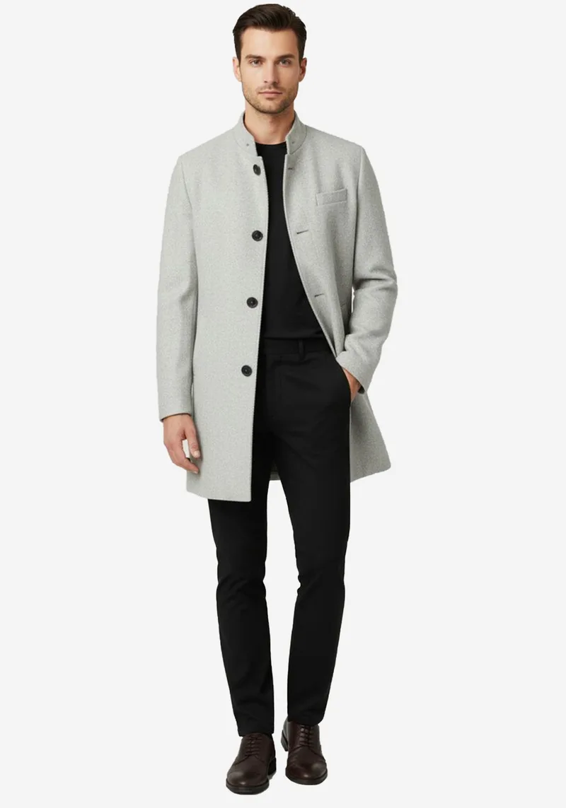 Daniel Hechter Παλτό της σειράς Mao - 45001 122252 910 Light Grey