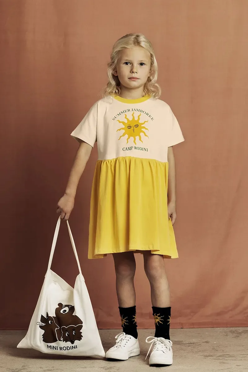 Παιδικό φόρεμα Mini Rodini Sun