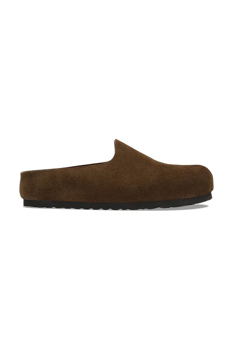 Birkenstock σαγιονάρες σουέτ Amsterdam Wrapped Suede Leather
