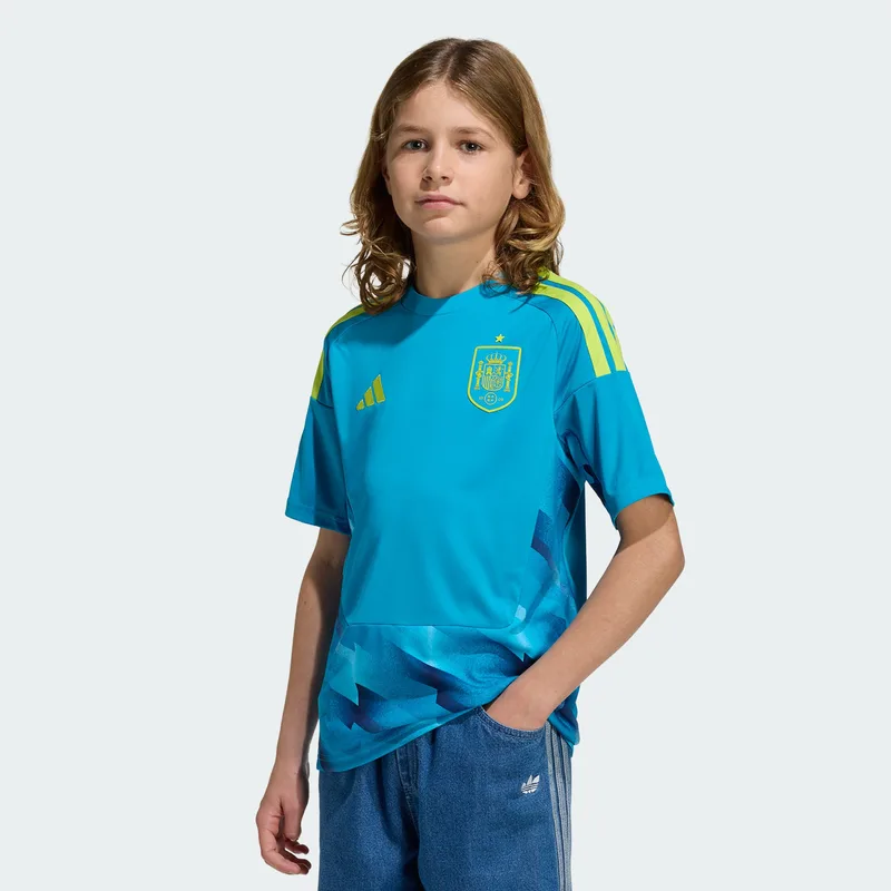 adidas Εθνική Ισπανίας 2026 Home Goalkeeper Παιδική Ποδοσφαιρική Φανέλα (9000263707_92670)