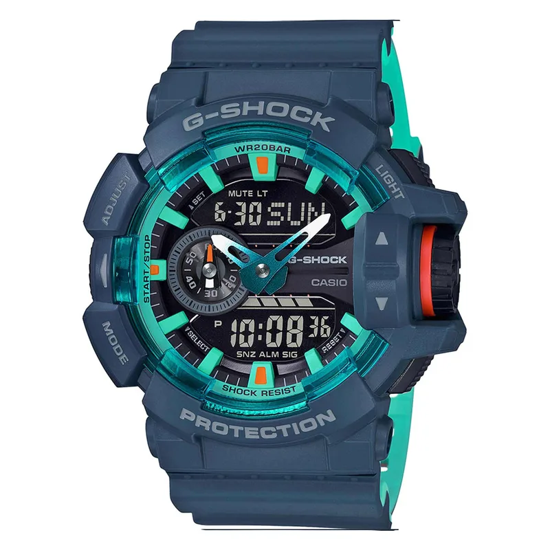 CASIO G-SHOCK Blue Rubber Strap GA-400CC-2AER