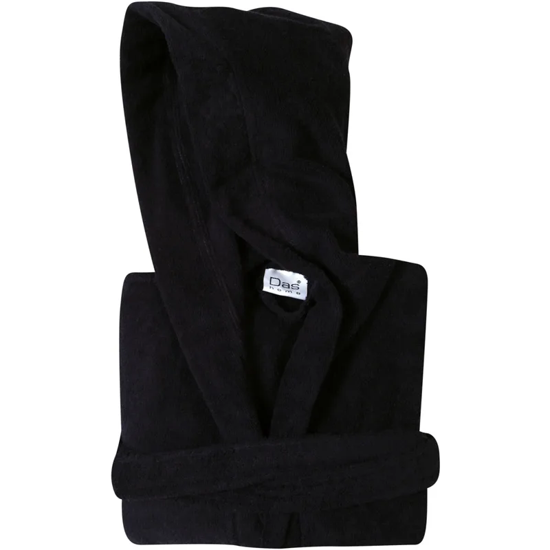 Μπουρνούζι Με Κουκούλα Das Home Casual 5910 Black - X-LARGE
